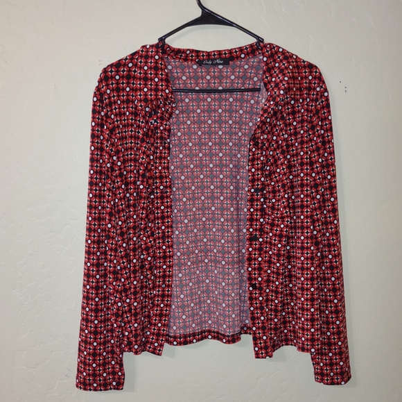 Only Nine long sleeve button down women top - Picture 2 of 14